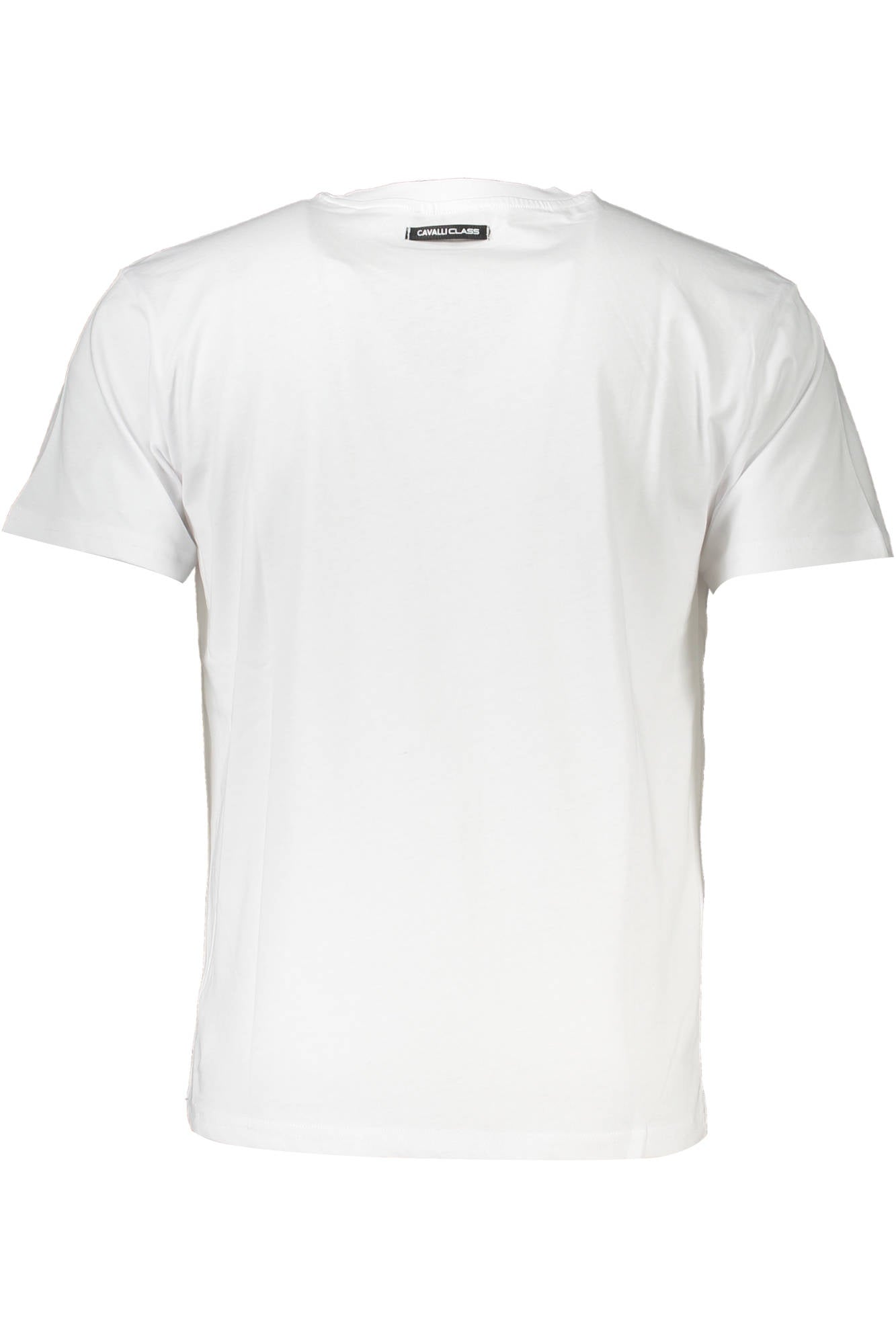 Cavalli Class Kurzarm-T-Shirt Herren Weiss Weiß