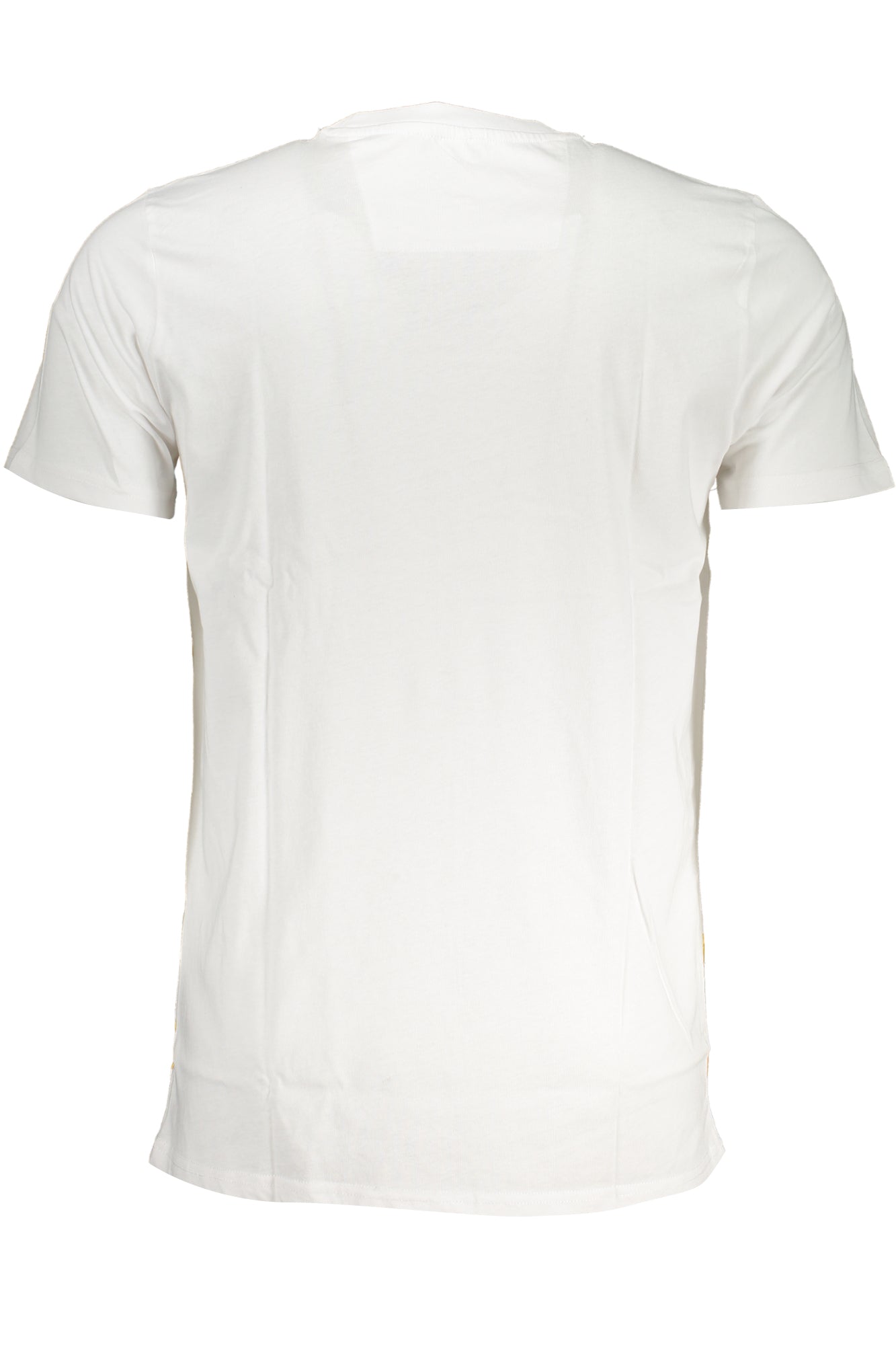 Cavalli Class Grünes Kurzärmeliges Herren-T-Shirt Weiß