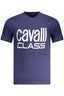 CAVALLI CLASS KURZARM-T-SHIRT HERREN BLAU