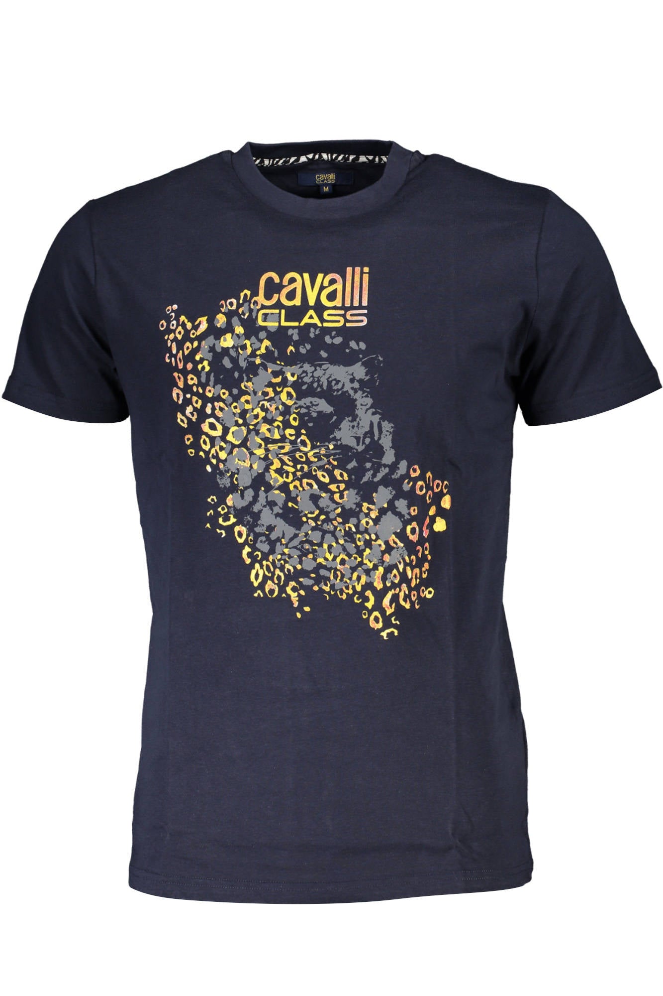 CAVALLI CLASS KURZARM-T-SHIRT HERREN BLAU