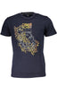 CAVALLI CLASS KURZARM-T-SHIRT HERREN BLAU
