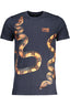 CAVALLI CLASS HERREN-KURZÄRMELIGES T-SHIRT BLAU