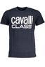 CAVALLI CLASS HERREN-KURZÄRMELIGES T-SHIRT BLAU