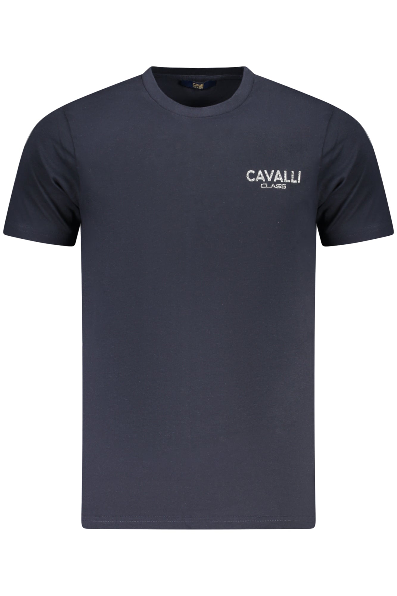 Cavalli Class Kurzarm T-Shirt Herren Schwarz Blau