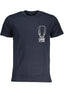 CAVALLI CLASS HERREN-KURZÄRMELIGES T-SHIRT BLAU