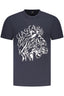 CAVALLI CLASS KURZARM-T-SHIRT HERREN BLAU