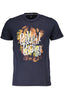 Cavalli Class Kurzarm-T-Shirt Herren Blau Blau