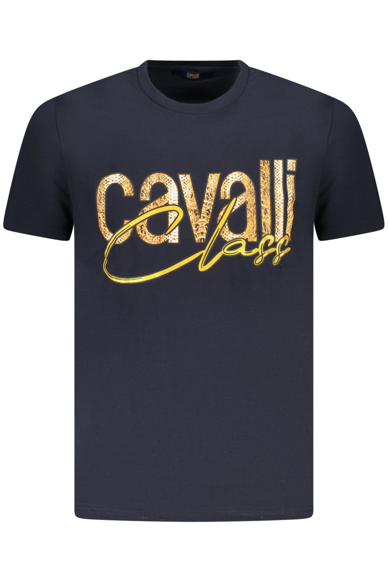 CAVALLI CLASS KURZARM-T-SHIRT HERREN BLAU Hauptbild