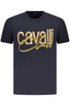 CAVALLI CLASS KURZARM-T-SHIRT HERREN BLAU