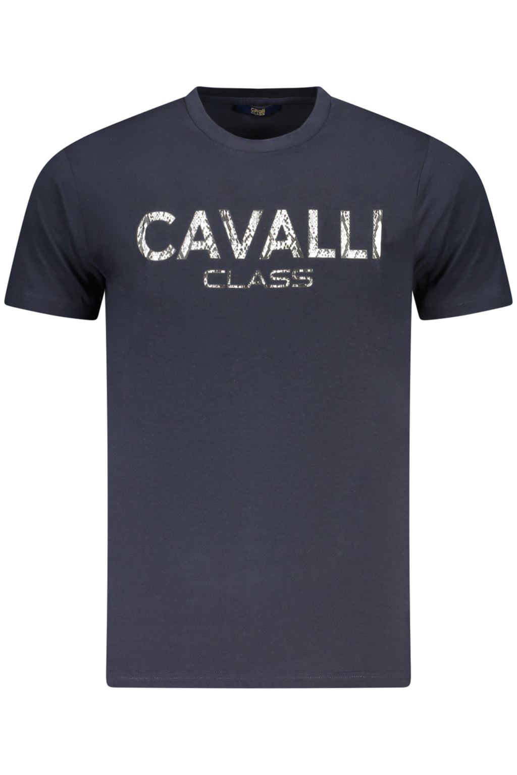 CAVALLI CLASS KURZARM-T-SHIRT HERREN BLAU