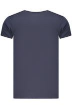 CAVALLI CLASS Herren-Kurzarm-T-Shirt, blau