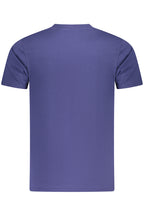 CAVALLI CLASS KURZARM-T-SHIRT HERREN BLAU
