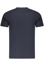 CAVALLI CLASS KURZARM-T-SHIRT HERREN BLAU
