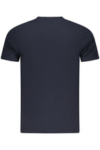 CAVALLI CLASS KURZARM-T-SHIRT HERREN BLAU