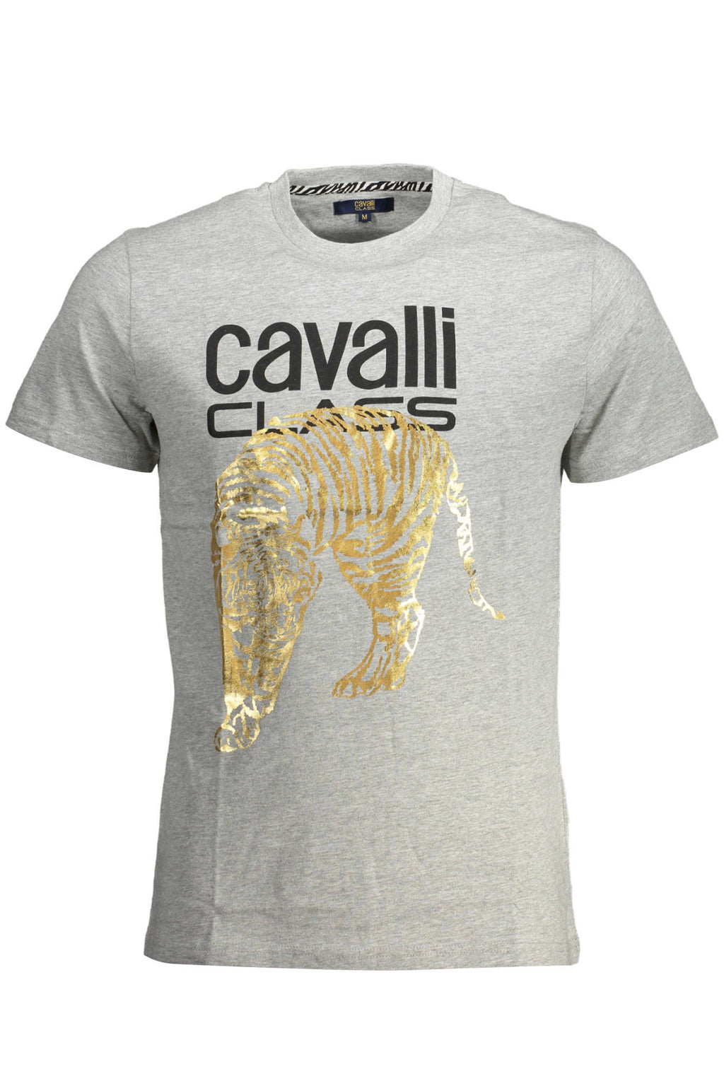 CAVALLI CLASS KURZARM-T-SHIRT HERREN GRAU