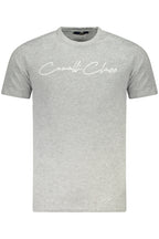 CAVALLI CLASS KURZARM-T-SHIRT HERREN GRAU