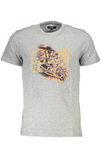 CAVALLI CLASS KURZARM-T-SHIRT HERREN GRAU