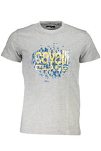 CAVALLI CLASS KURZARM-T-SHIRT HERREN GRAU