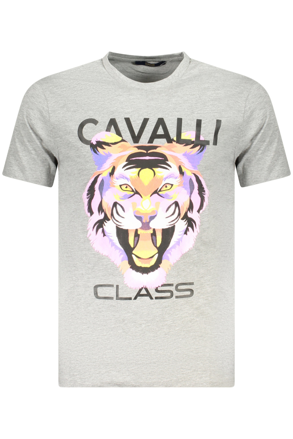 CAVALLI CLASS KURZARM-T-SHIRT HERREN GRAU