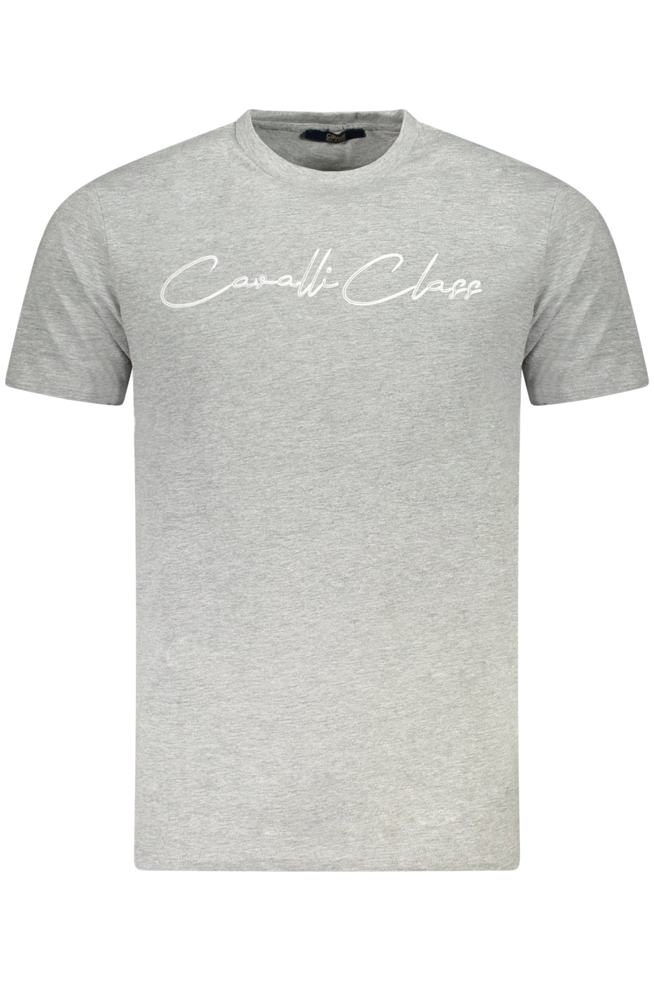Cavalli Class Kurzarm-T-Shirt Herren Grau Grau