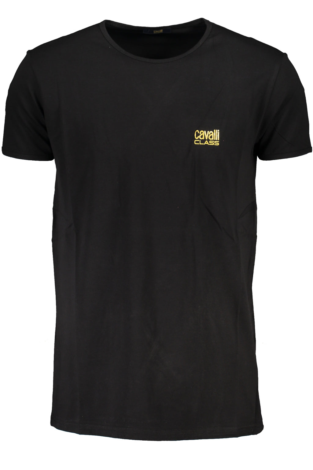 CAVALLI CLASS HERREN-KURZARM-T-SHIRT SCHWARZ