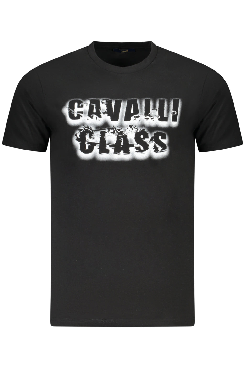 CAVALLI CLASS KURZARM T-SHIRT HERREN SCHWARZ