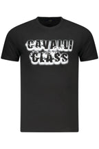 CAVALLI CLASS KURZARM T-SHIRT HERREN SCHWARZ