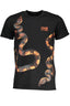 CAVALLI CLASS HERREN-KURZARM-T-SHIRT SCHWARZ