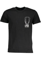 CAVALLI CLASS HERREN-KURZARM-T-SHIRT SCHWARZ
