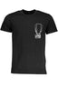 CAVALLI CLASS HERREN-KURZARM-T-SHIRT SCHWARZ