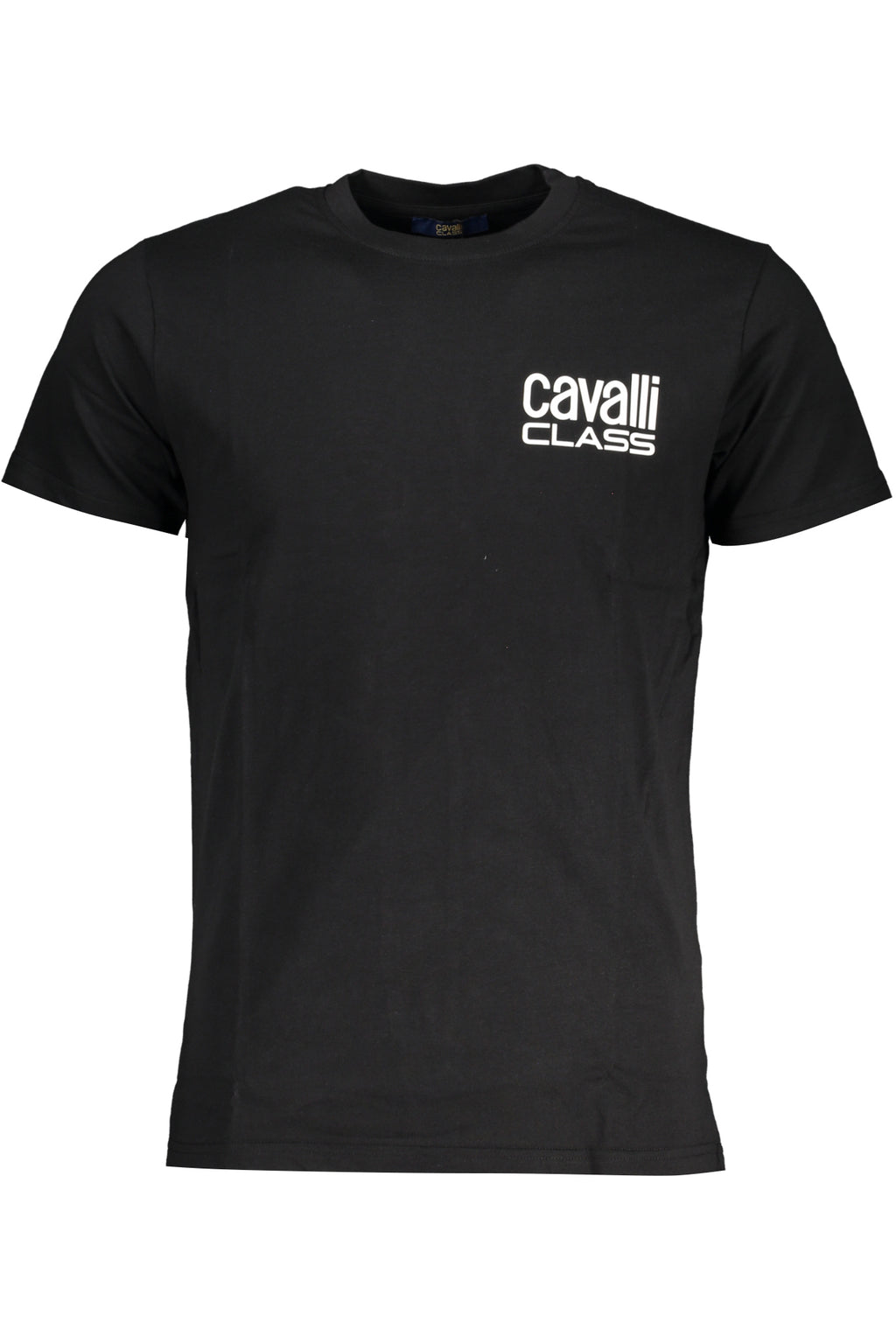 CAVALLI CLASS HERREN-KURZARM-T-SHIRT SCHWARZ