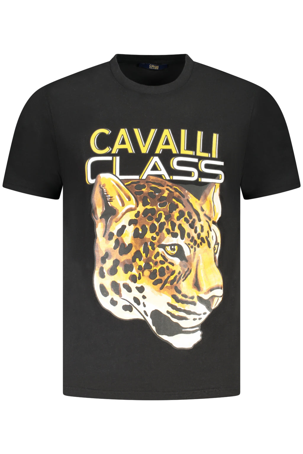 CAVALLI CLASS KURZARM T-SHIRT HERREN SCHWARZ