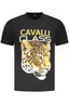 CAVALLI CLASS KURZARM T-SHIRT HERREN SCHWARZ