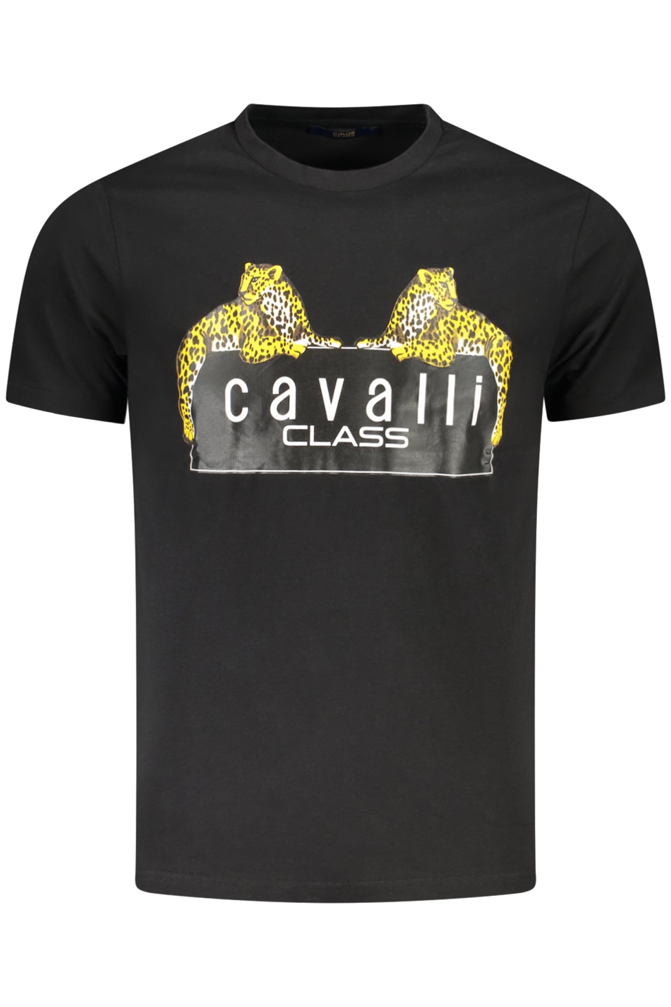 CAVALLI CLASS KURZARM T-SHIRT HERREN SCHWARZ