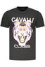 CAVALLI CLASS KURZARM T-SHIRT HERREN SCHWARZ