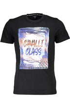 CAVALLI CLASS KURZARM T-SHIRT HERREN SCHWARZ