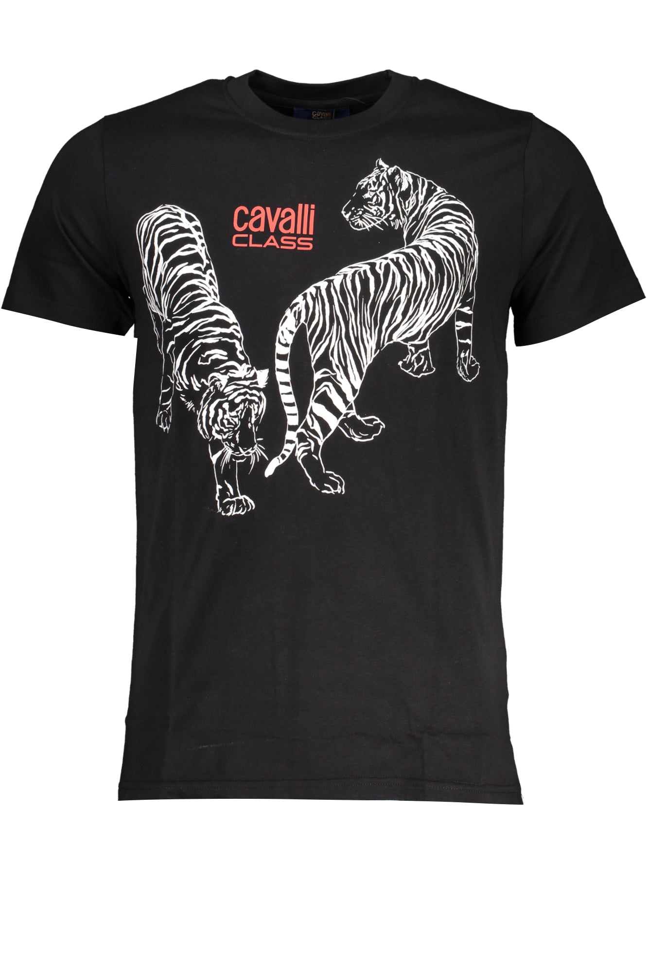 CAVALLI CLASS HERREN-KURZARM-T-SHIRT SCHWARZ Hauptbild