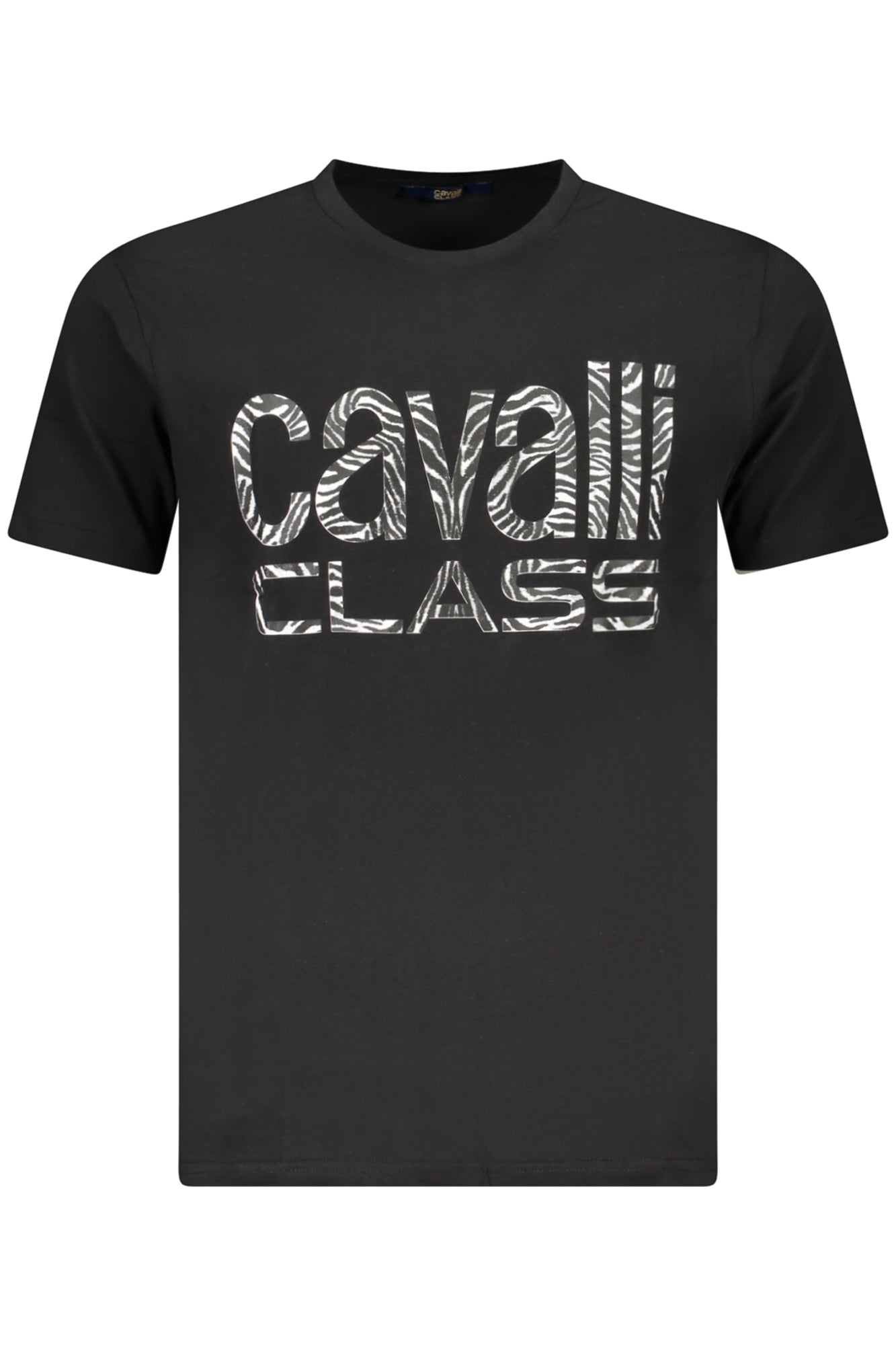 CAVALLI CLASS KURZARM T-SHIRT HERREN SCHWARZ Hauptbild