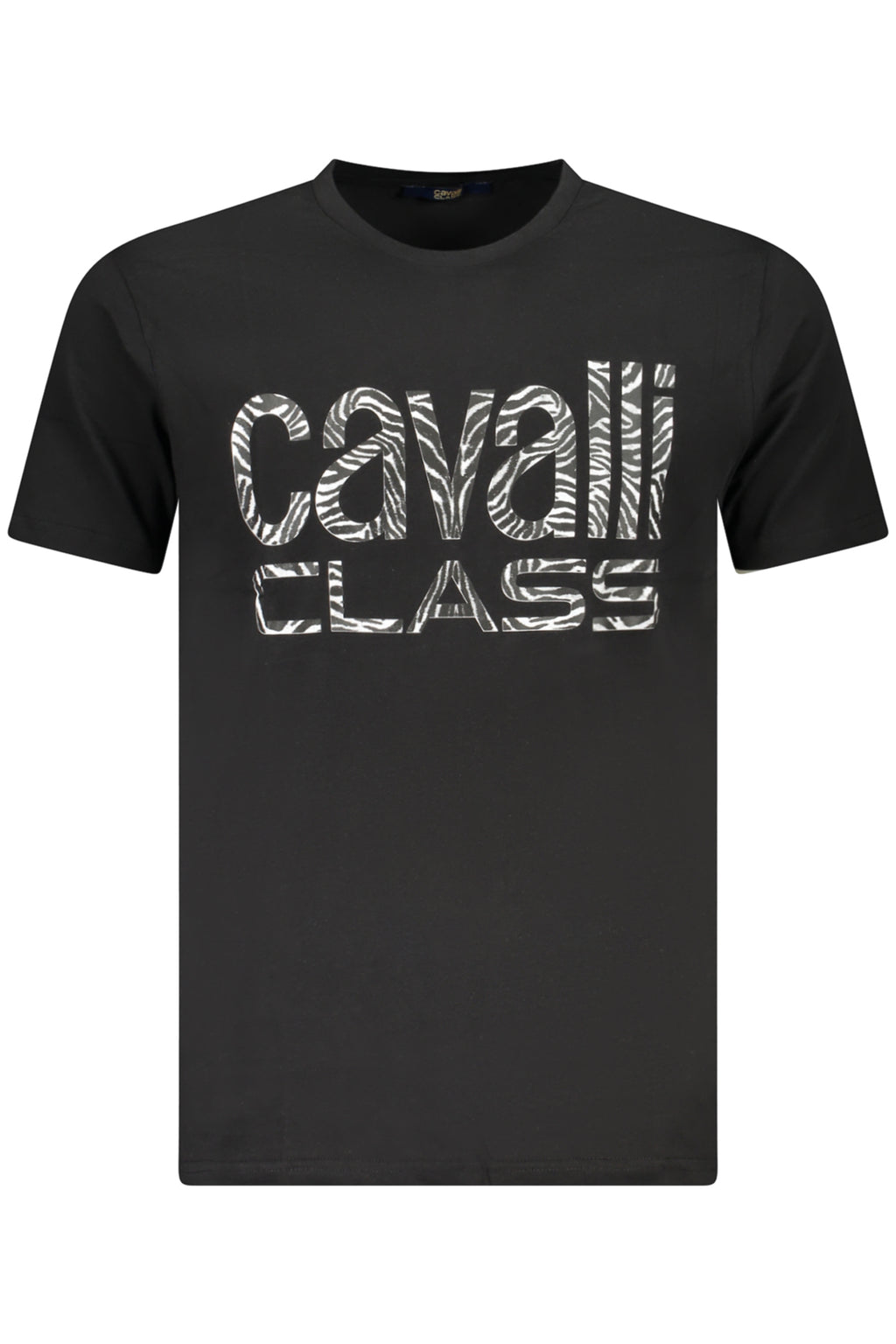 CAVALLI CLASS KURZARM T-SHIRT HERREN SCHWARZ
