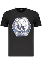 CAVALLI CLASS KURZARM T-SHIRT HERREN SCHWARZ
