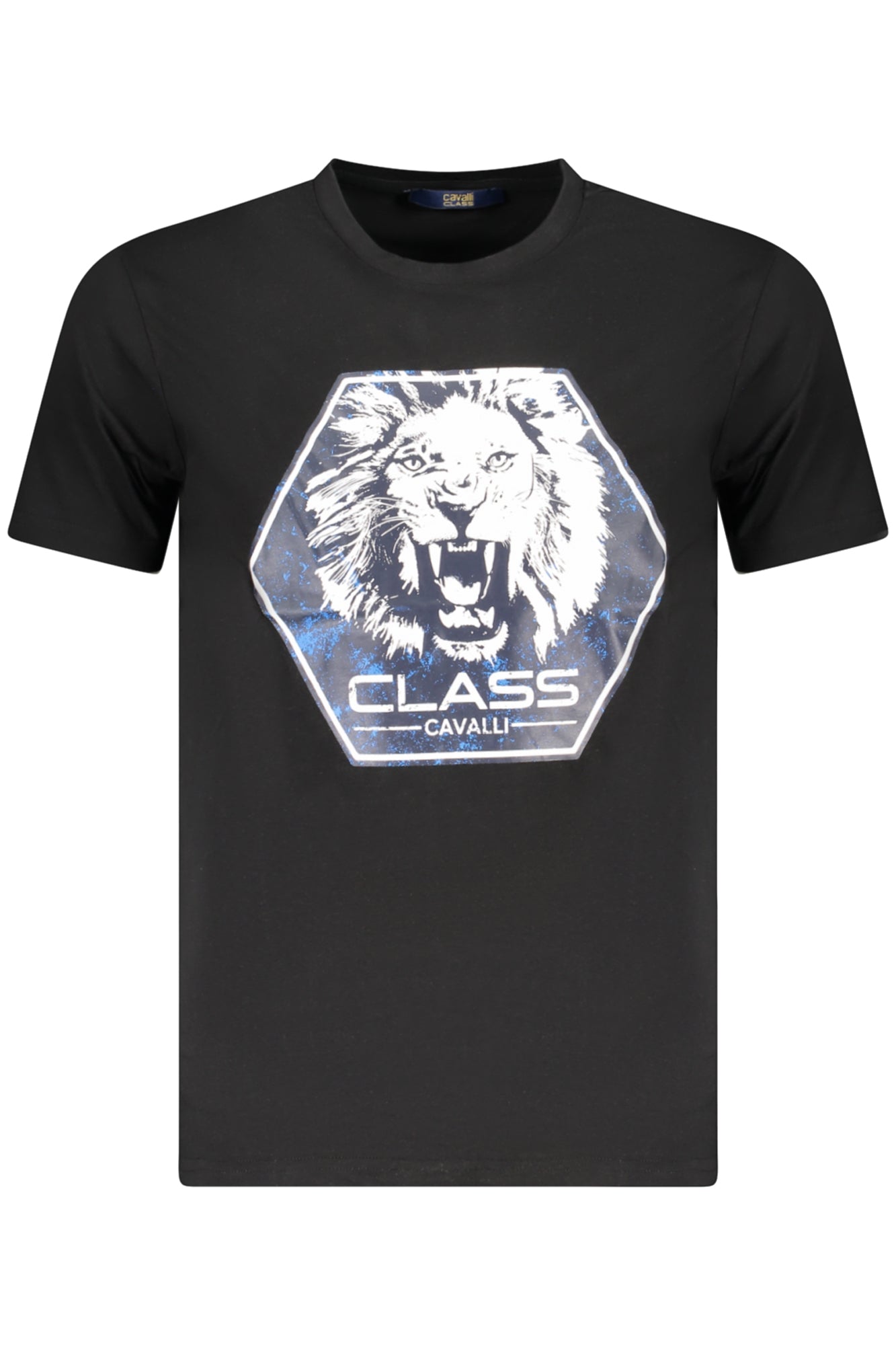 CAVALLI CLASS KURZARM T-SHIRT HERREN SCHWARZ