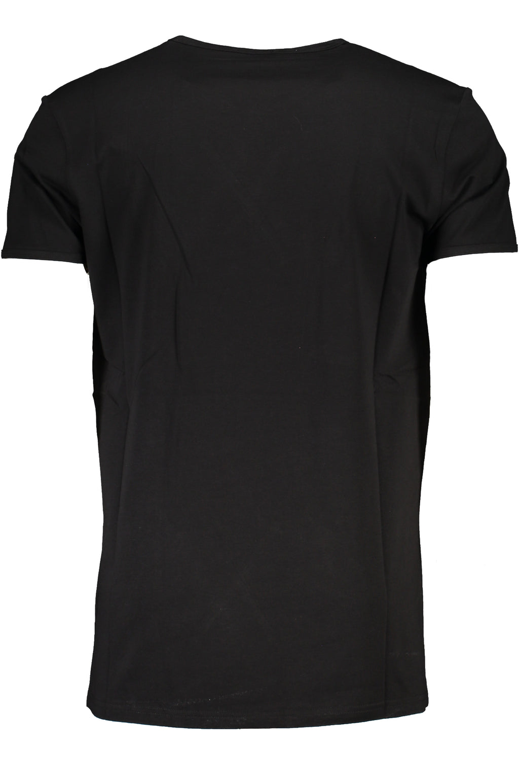 CAVALLI CLASS HERREN-KURZARM-T-SHIRT SCHWARZ