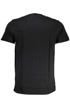 CAVALLI CLASS HERREN-KURZARM-T-SHIRT SCHWARZ