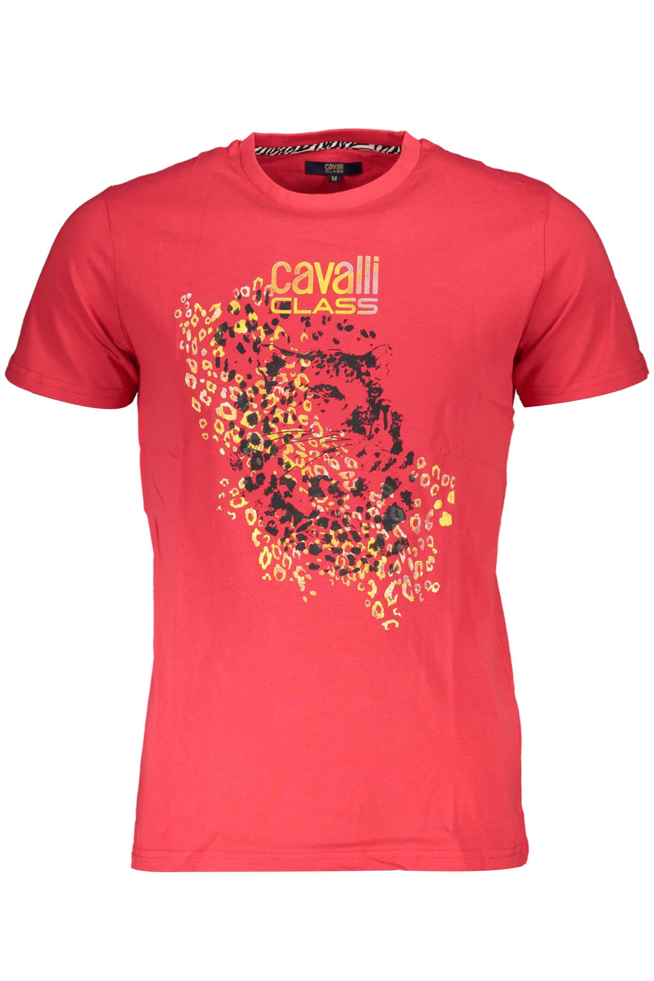 CAVALLI CLASS KURZARM T-SHIRT HERREN ROT