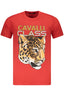 CAVALLI CLASS KURZARM T-SHIRT HERREN ROT