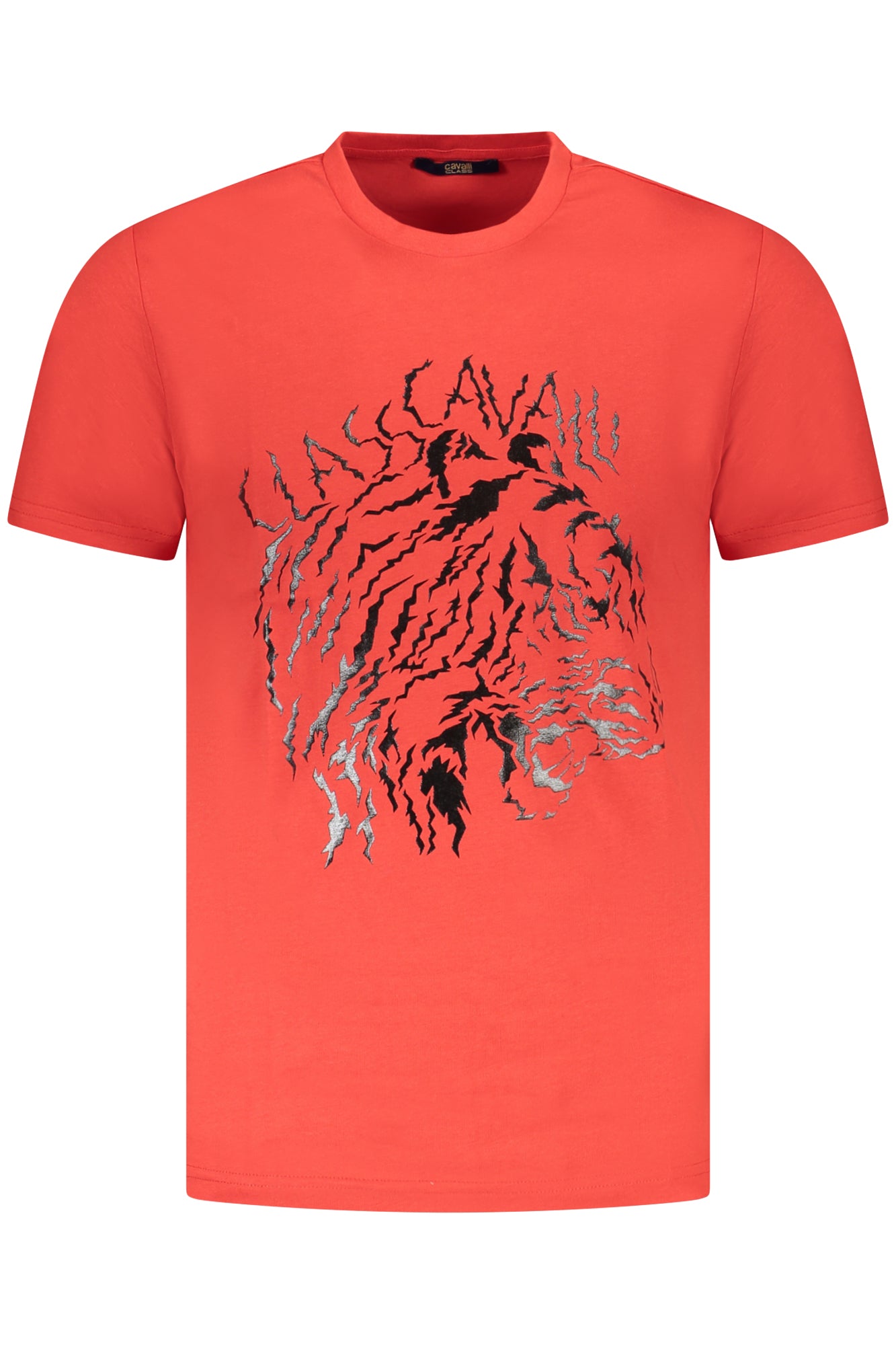 CAVALLI CLASS KURZARM T-SHIRT HERREN ROT