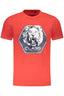 CAVALLI CLASS KURZARM T-SHIRT HERREN ROT