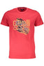 CAVALLI CLASS KURZARM T-SHIRT HERREN ROT
