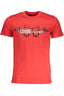 CAVALLI CLASS HERREN-KURZARM-T-SHIRT ROT