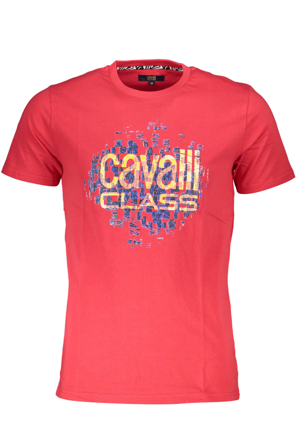 CAVALLI CLASS KURZARM T-SHIRT HERREN ROT